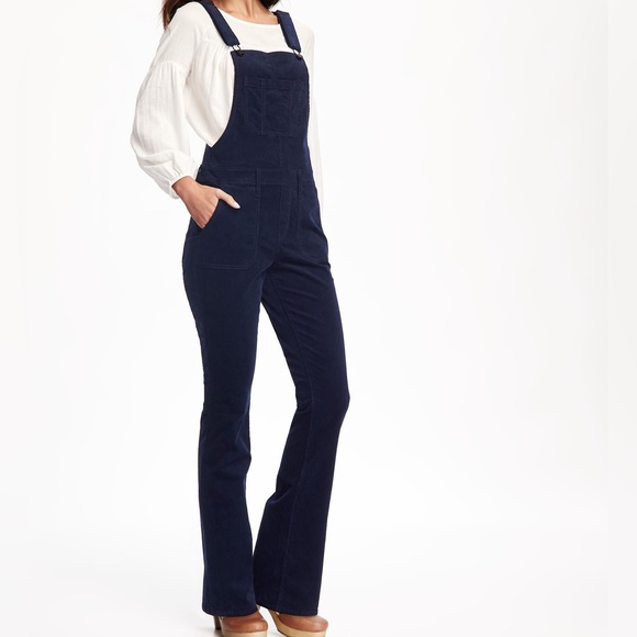 Old Navy Flared Corduroy Overalls - Picture 5 of 5